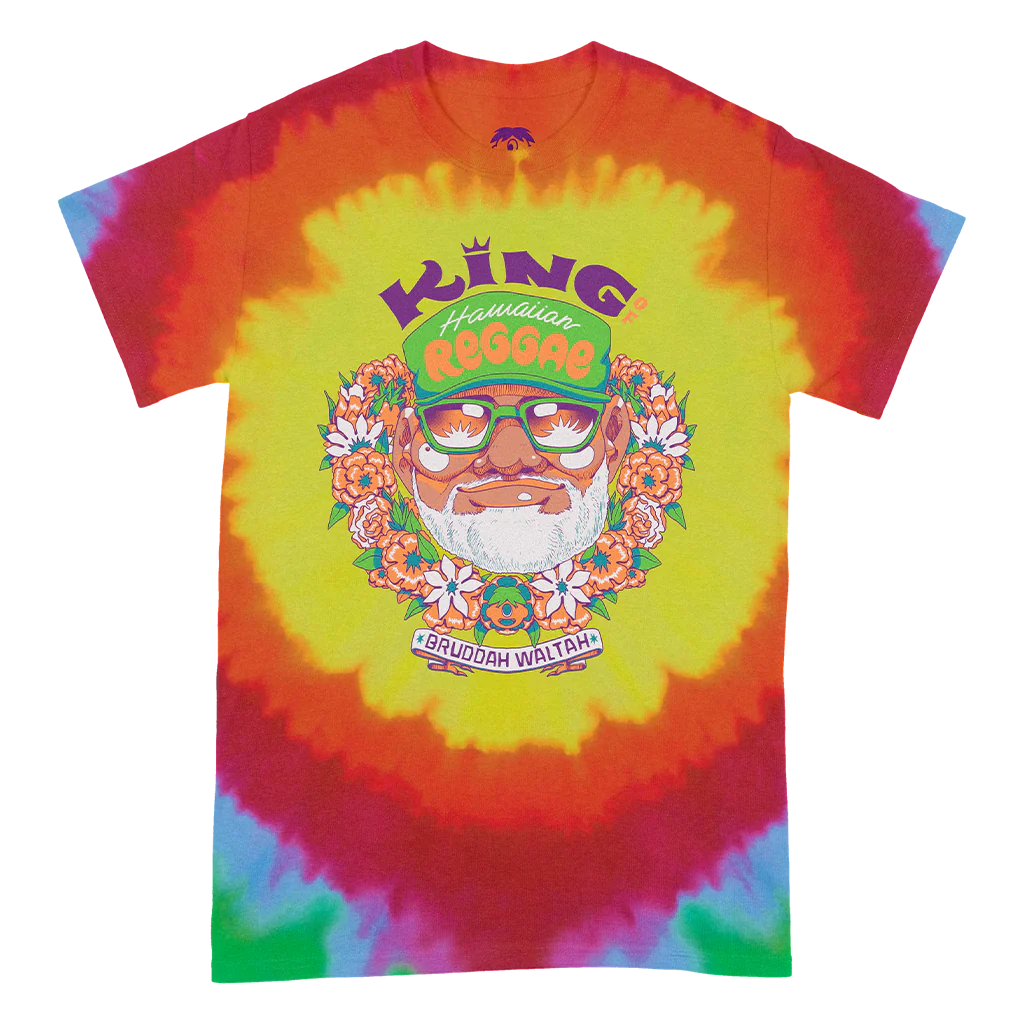 Bruddah Waltah Tie Dye T-Shirt Yellow/Red